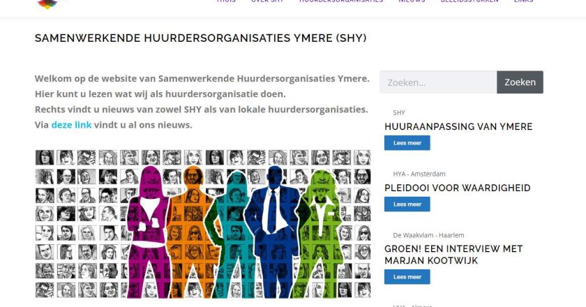 Samenwerkende Huurdersorganisaties Ymere (SHY): Huurders komen er niet uit met Ymere