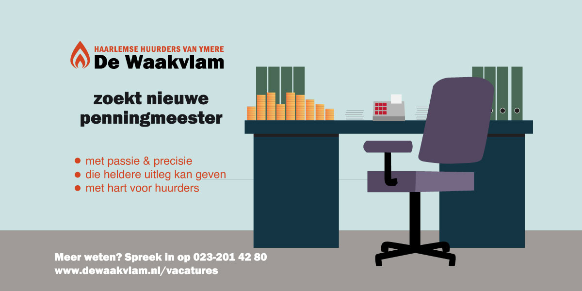 Vacature: Penningmeester