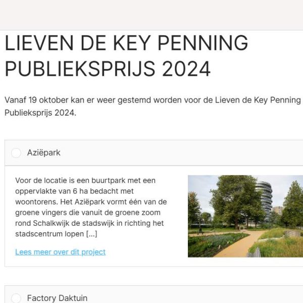 Lieven de Key penning