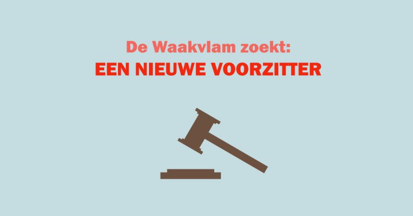 Wij zoeken een nieuwe voorzitter