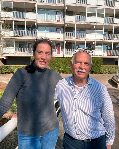 Yvonne en Wim uit wooncomplex Pampus in Haarlem “Je doet dit niet voor jezelf.” 