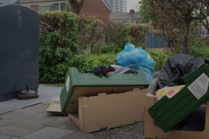 Rat op vuilnis (Foto illustratie Jan van de Laar)